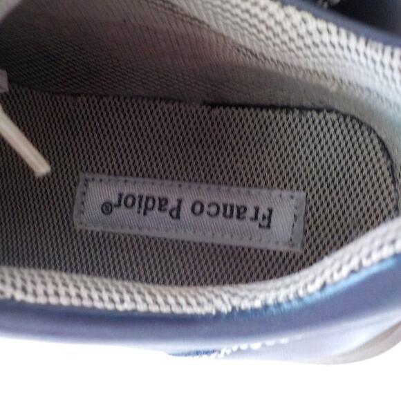 Franco Padior Blue Comfort Shoes Lace Up Women size 5.5 M US / 36 EU Square Toe - Picture 7 of 10